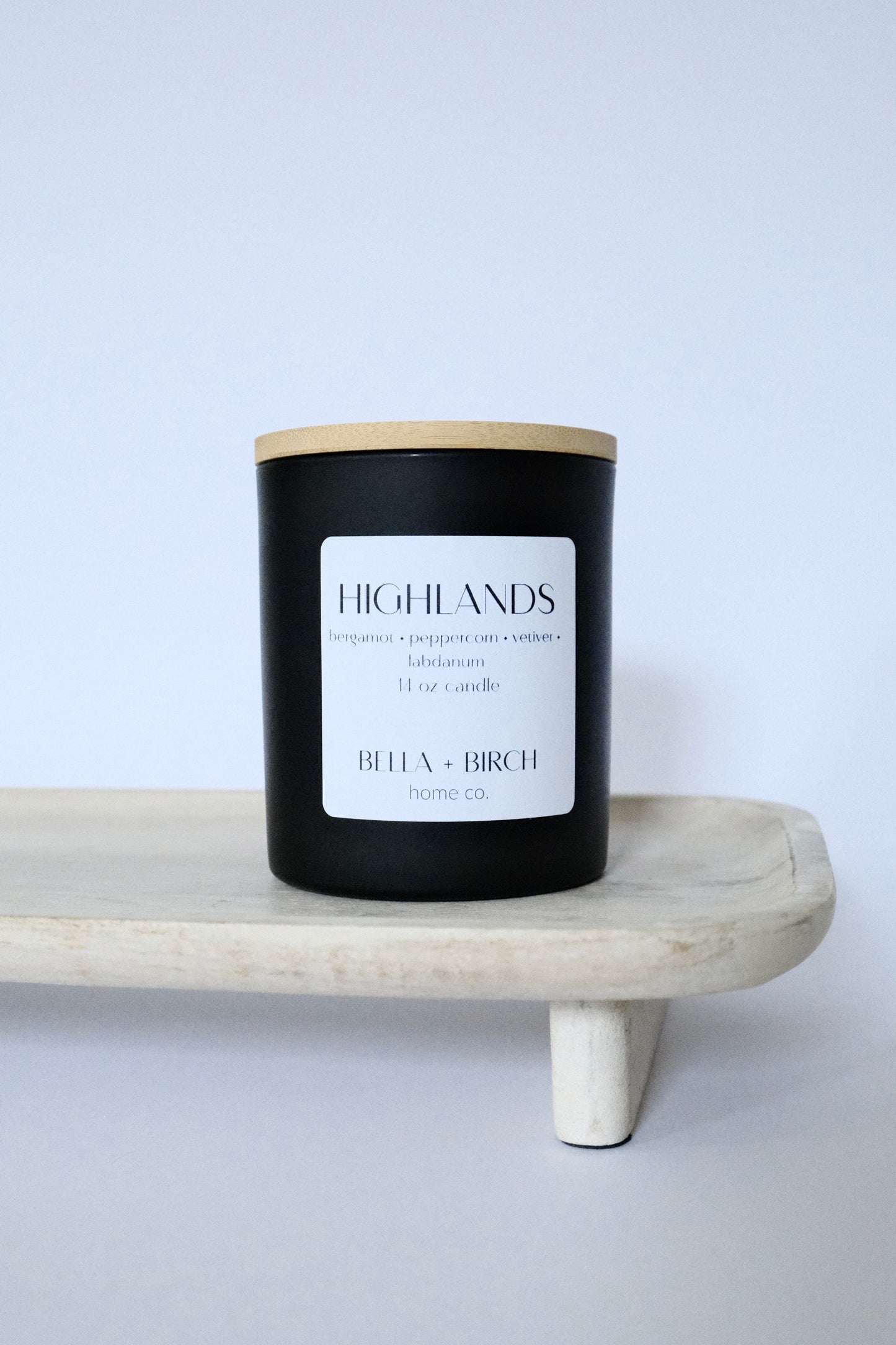 Highlands Candle | Bergamot, Peppercorn, Vetiver, Labdanum