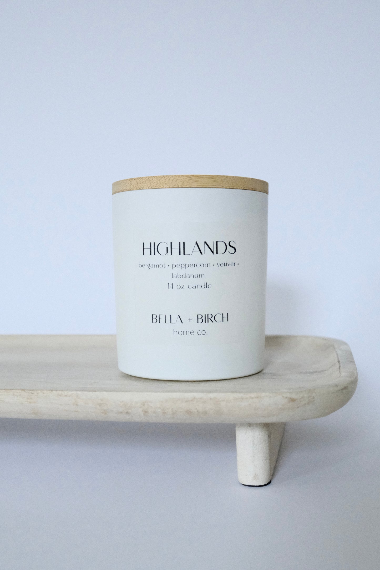 Highlands Candle | Bergamot, Peppercorn, Vetiver, Labdanum